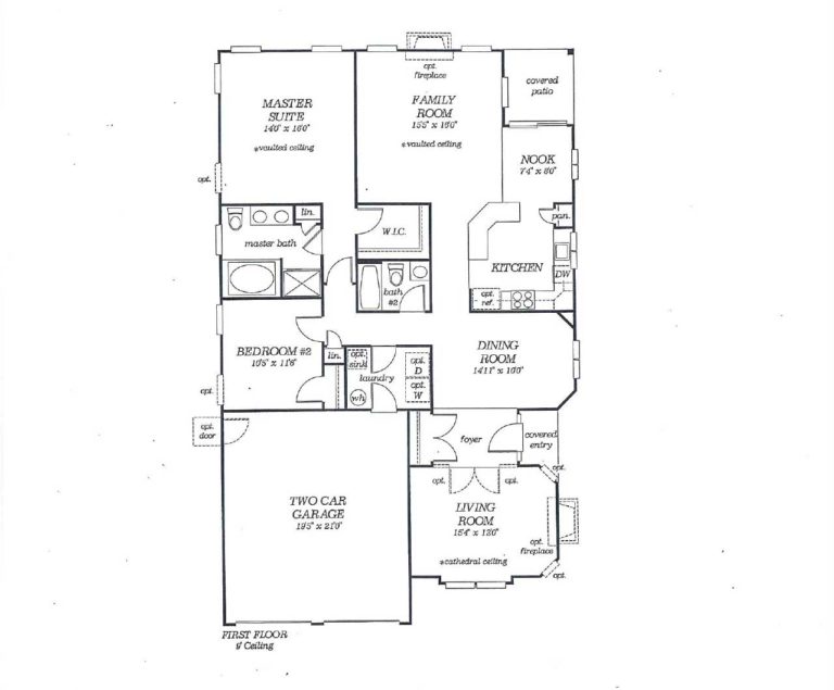 Augusta Model Floor Plan Greenbriar Oceanaire Homes For Sale In