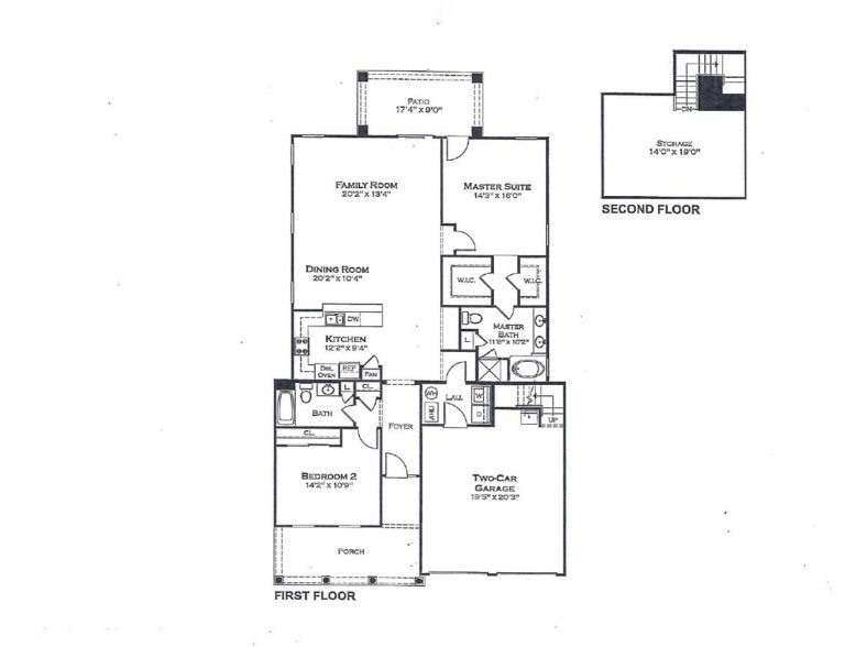 Danbury Model Floor Plan Adult Community In South Jersey Greenbriar