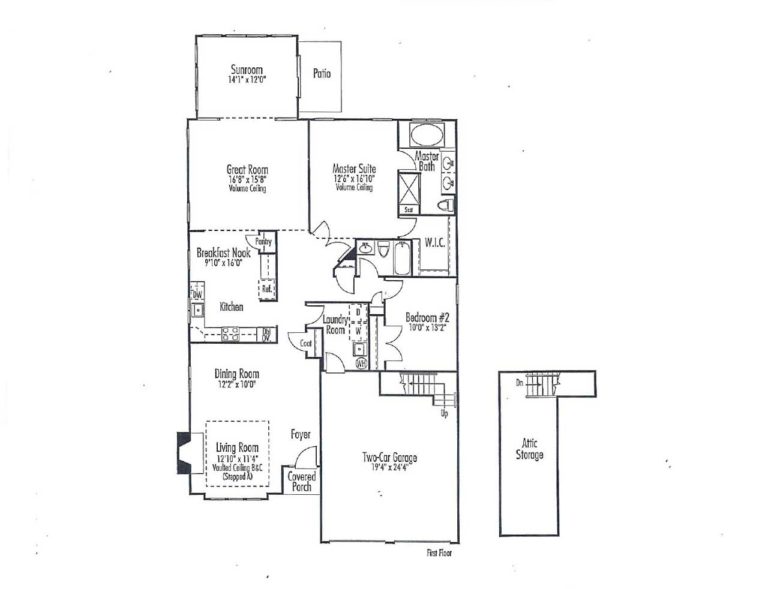 Southwind Model Floor Plan Adult Community In South Jersey